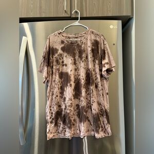 Lululemon Pink Tie Dye XL Tee